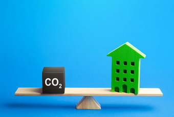 住宅建筑和排放尺度温室气体排放改善能源效率降低影响环境脱碳气候改变年度污染计算