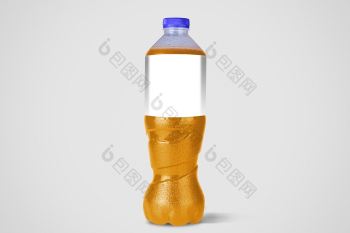 不含酒精的饮料瓶孤立的白色背景呈现适合为你的元素设计