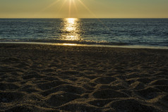 日落在米洛斯海滩lefkadaisland-greece一个的大多数令人印象深刻的海滩从lefkada米洛斯日落在米洛斯海滩lefkada岛希腊