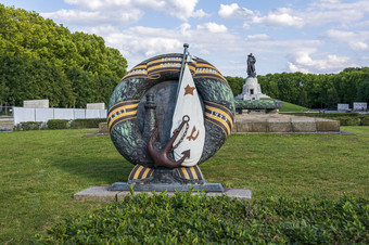 视图的苏联战争纪念特雷普托公园柏林德国视图的苏联战争纪念特雷普托公园柏林德国