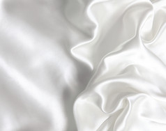 光滑的优雅的白色丝绸可以使用婚礼背景