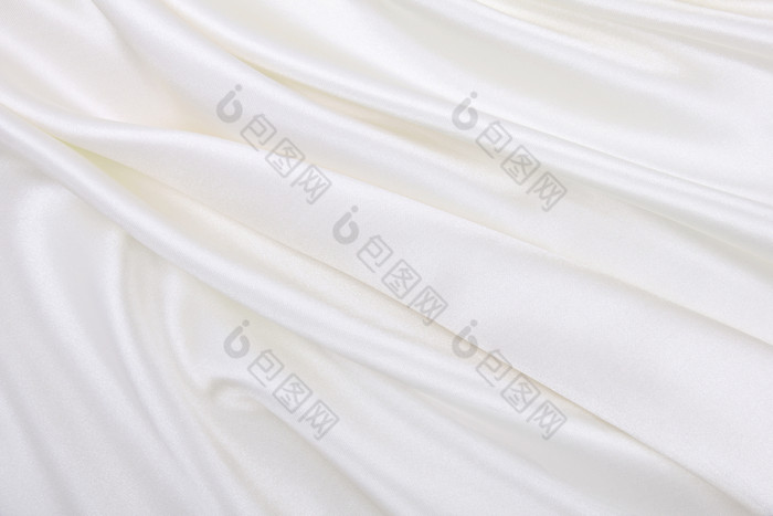 光滑的优雅的白色丝绸缎奢侈品布纹理可以使用婚礼背景豪华的圣诞节背景新一年背景设计
