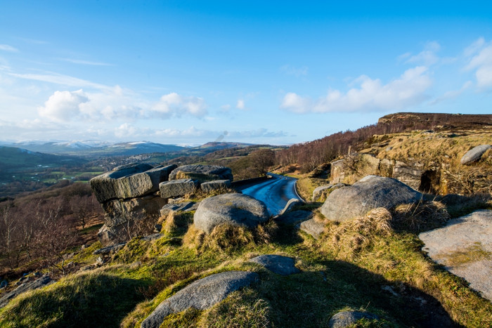 冬天希望谷在的峰区图片