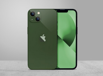安塔利亚火鸡3月新发布iPhone绿色颜色模型集与回来和前面角