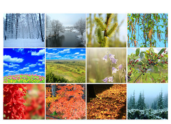 空白与不同的十二个彩色的图片自然为日历准备好了照片为日历图片为<strong>每年</strong>日历榜为办公室空白与十二个彩色的图片自然为日历