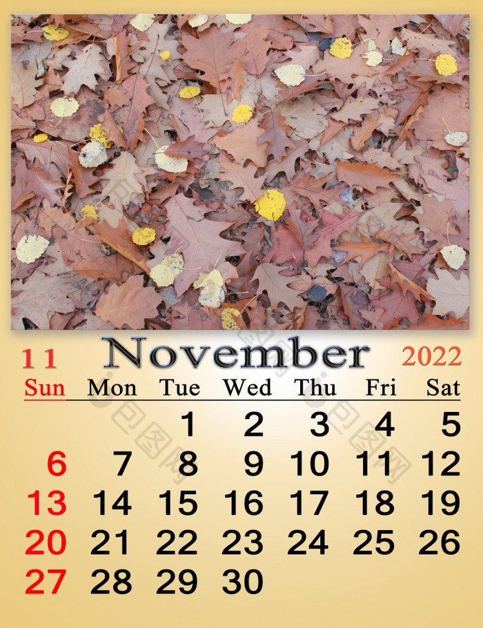 10月日历为组织者计划和提醒自然背景日历为10月与图像黄色的和红色的叶子的地面森林日历首页规划师10月日历为组织者计划和提醒自然背景