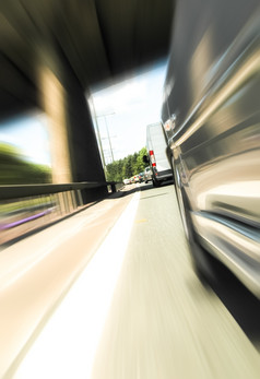 运动模糊摘要超速行驶交通高速公路