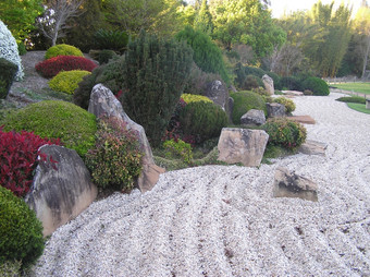 斜沙子日本花园图文巴昆士兰澳大利亚