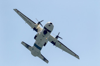 托雷的三月马拉加spain-jul飞机家警卫民事采取部分展览的航展上托雷的三月7月托雷的三月马拉加西班牙飞机家