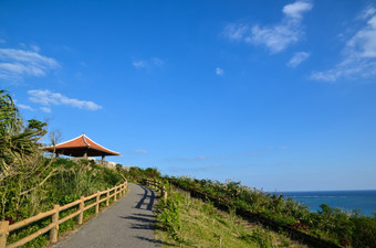 路径的观察点玉桐zaki的热带日本岛石垣岛