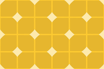 无缝的几何模式形状的黑暗和光黄色的广场黄色的背景