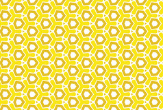 无缝的几何模式黄色的和白色颜色