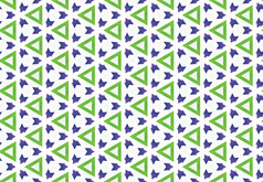 无缝的几何模式设计插图背景纹理使用梯度绿色紫色的和白色颜色