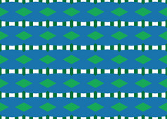 无缝的几何模式设计插图背景纹理蓝色的绿色和白色颜色