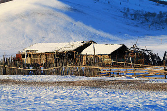 黑龙江省<strong>大兴安岭</strong>冬季雪景