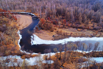 黑龙江省<strong>大兴安岭</strong>冬季雪景