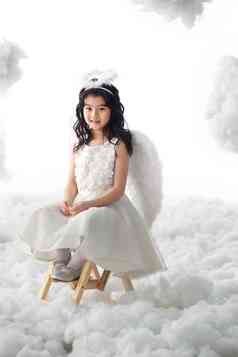 天使宝贝儿童的摄影照片