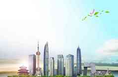 中国城市地标建筑