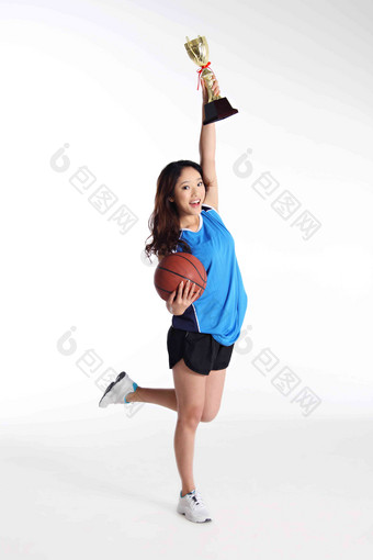东方青年女篮球运动员