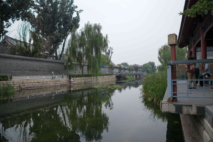 北京胡同环境彩色图片氛围摄影