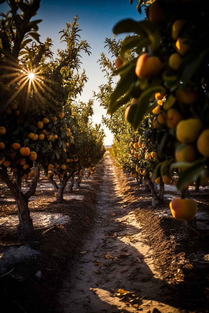 果园收获季节专业摄影水果作物摄影图
