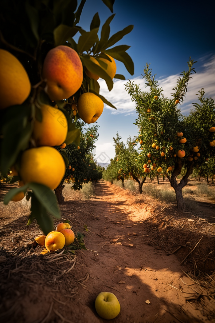 果园水果收获季节摄影丰收专业摄影