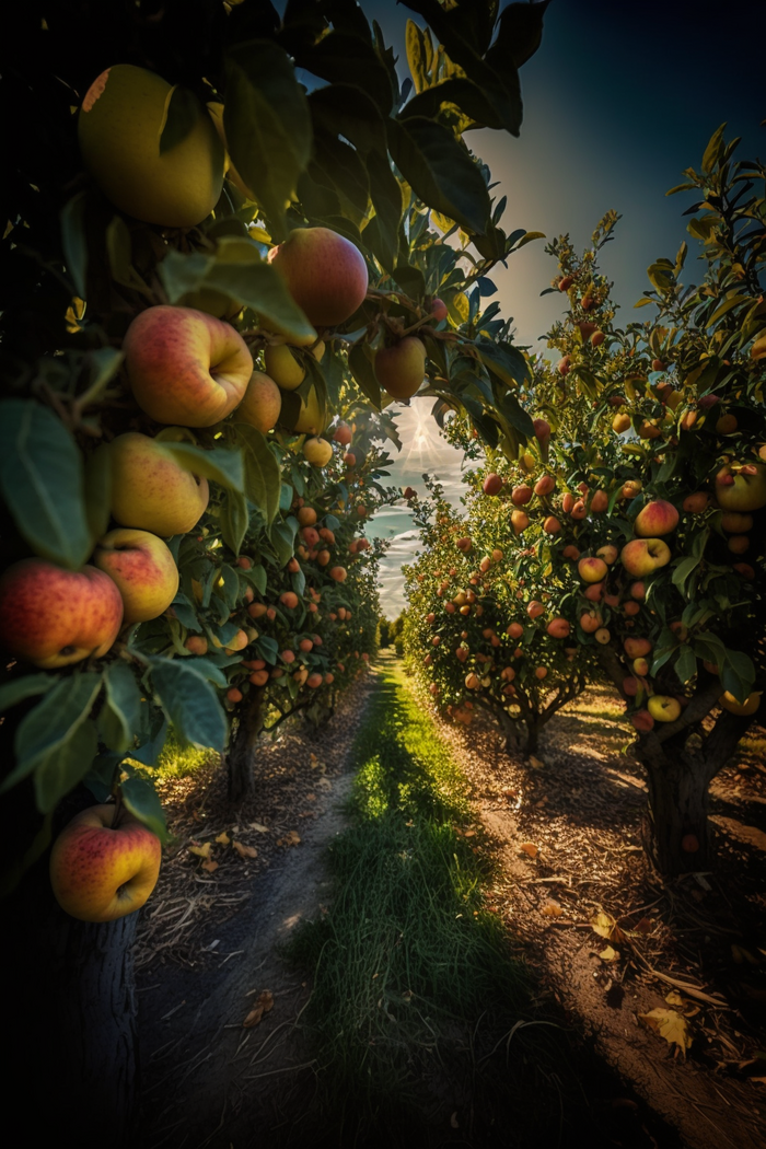 果园水果收获季节摄影专业摄影细节