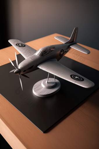 模型飞机机翼军事细节现实摄影
