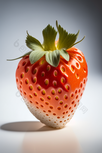 一颗草莓白色桌面专业