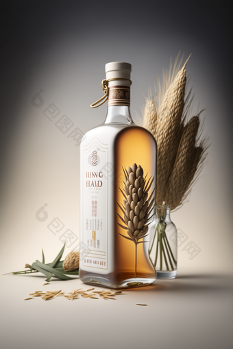 麦穗<strong>白酒</strong>粮食食物产品小麦专业摄影