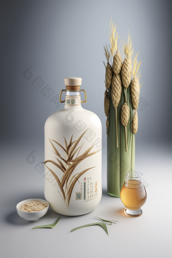 麦穗<strong>白酒</strong>粮食食物产品小麦广告