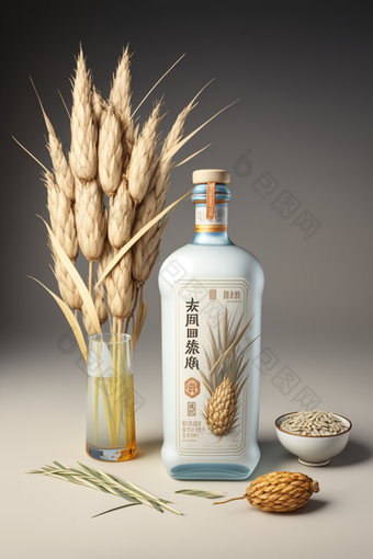 麦穗白酒粮食食物产品小麦植物