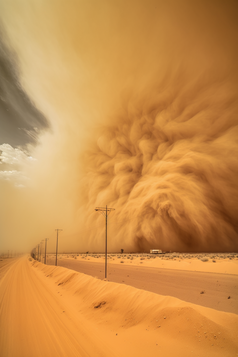 清新空旷的沙漠摄影图数字艺术17