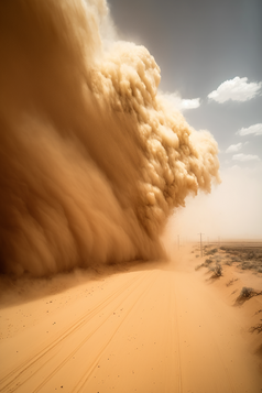 清新空旷的沙漠摄影图数字艺术21