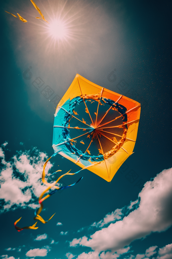 风筝球飞行摄影图数字艺术24