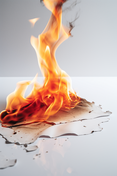 燃烧的纸张烛摄影图数字艺术13