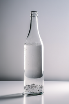 装满水的玻璃瓶摄影图数字艺术17