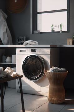 洗衣机家居摄影图数字艺术31