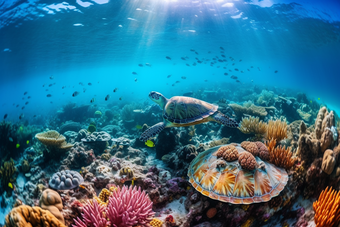 珊瑚色彩斑斓<strong>热带鱼</strong>海洋海底摄影图9