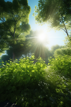 立夏植物节气阳光美好的天气摄影图10