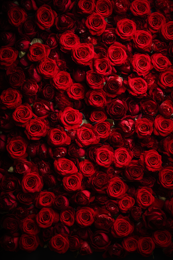 鲜花玫瑰<strong>植物背景</strong>交织重叠自然摄影图11