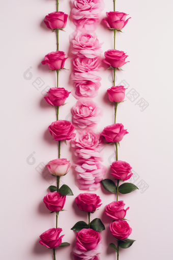 鲜花玫瑰植物背景交织重叠自然摄影图61