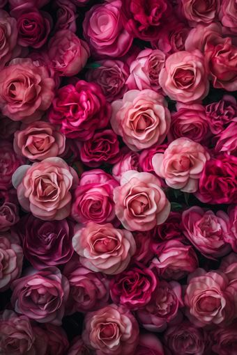 鲜花<strong>玫瑰</strong>植物背景交织重叠自然摄影图60