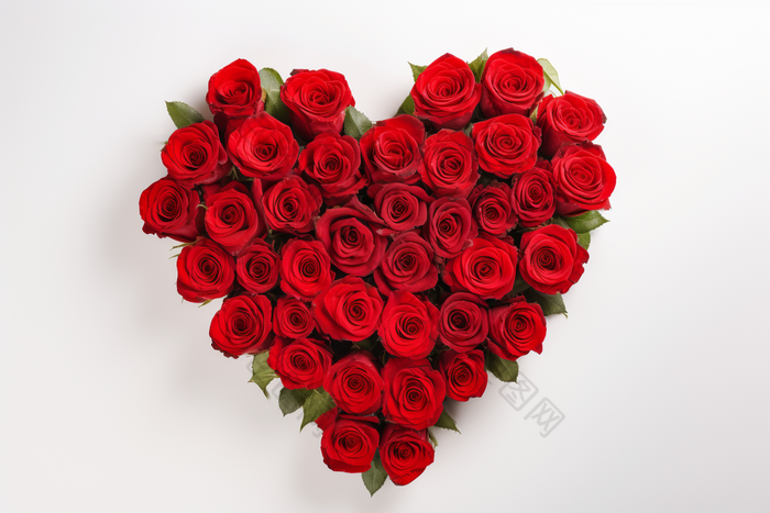 玫瑰爱心爱浪漫鲜花摄影图2