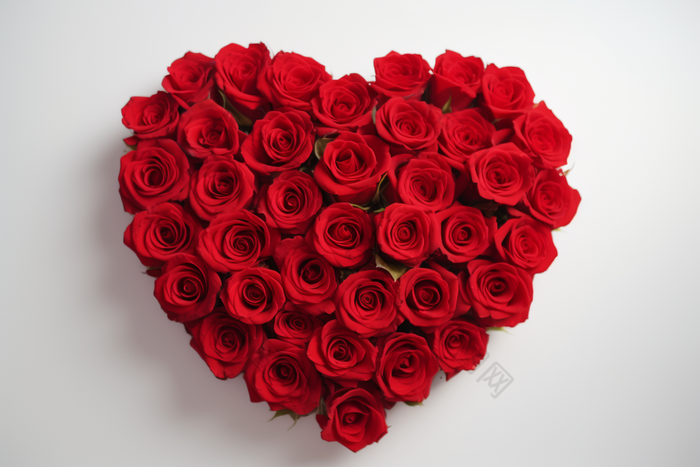 玫瑰爱心爱浪漫鲜花摄影图5