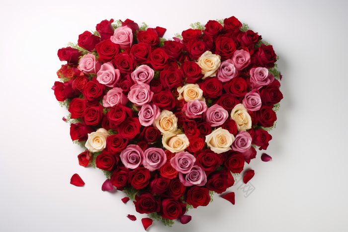 玫瑰爱心爱浪漫鲜花摄影图18