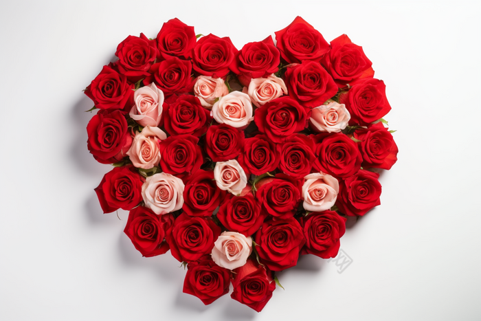 玫瑰爱心爱浪漫鲜花摄影图10