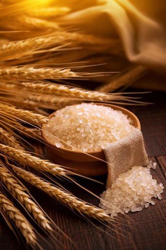 稻米大米粮食谷物麦穗丰收食物