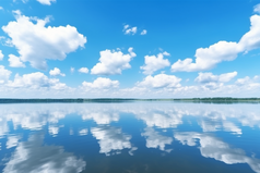 大气蓝天白云天空风景摄影图31