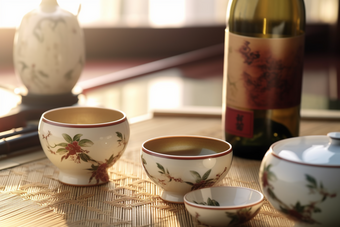 中国传统白酒酒杯陶瓷室内